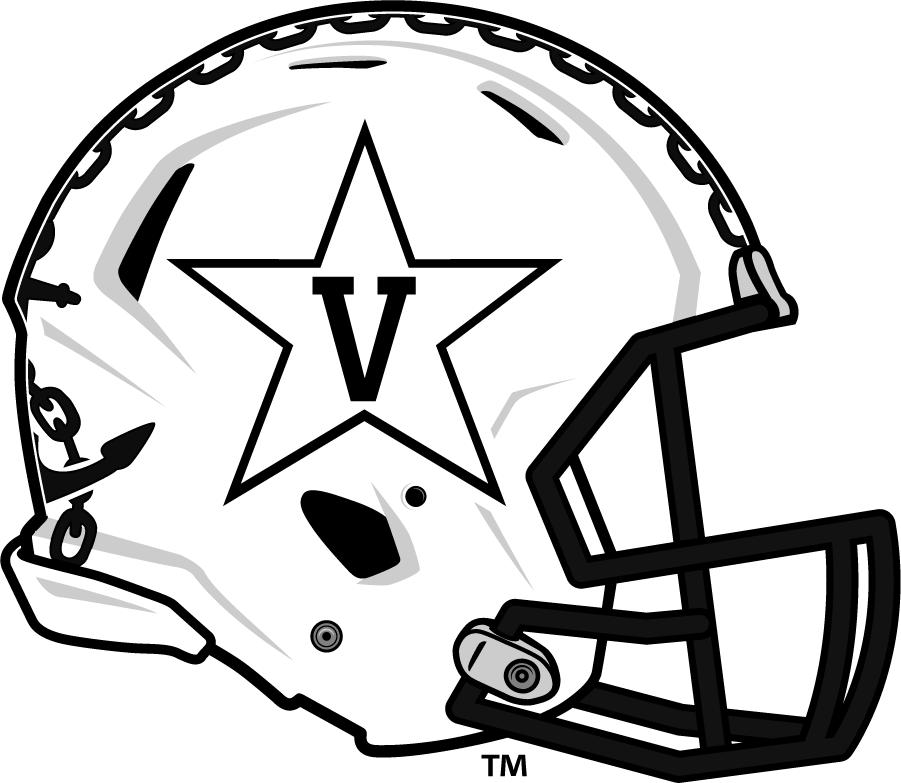 Vanderbilt Commodores 2015-2021 Helmet Logo iron on transfers for clothing